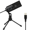FIFINE K669 – Microfone Condensador USB de Metal para Gravação Profissional