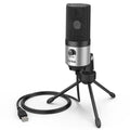 FIFINE K669 – Microfone Condensador USB de Metal para Gravação Profissional