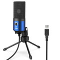 FIFINE K669 – Microfone Condensador USB de Metal para Gravação Profissional
