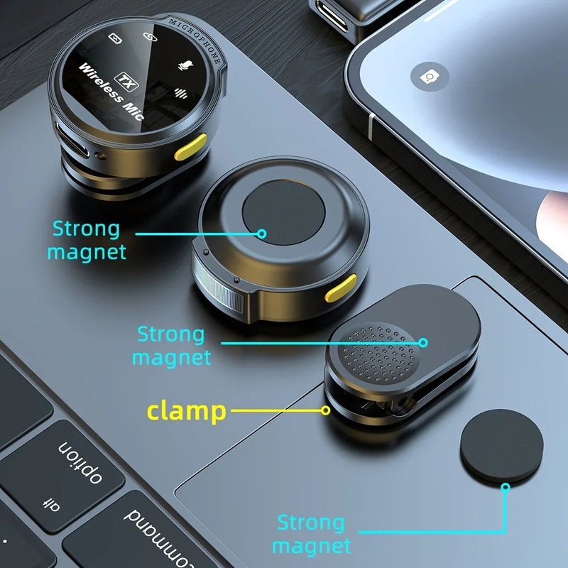Microfone de Lapela Sem Fio Xiaomi J6 – Plug & Play para Vídeos, Lives e Entrevistas
