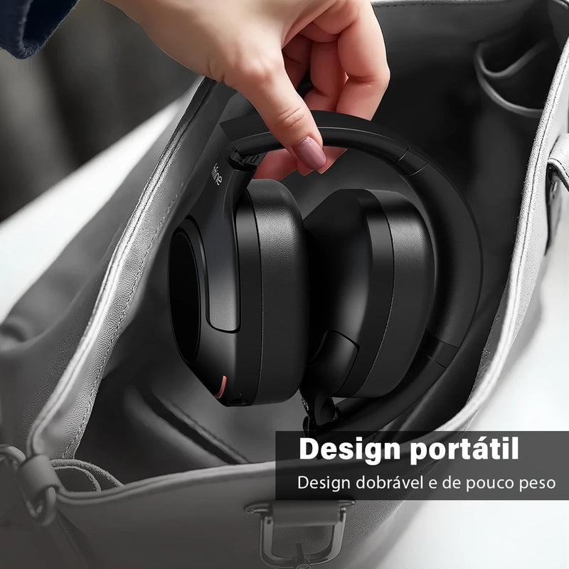 FIFINE X3 – Fone Bluetooth com Cancelamento de Ruído Ativo (ANC) e 65h de Autonomia
