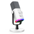 Microfone Dinâmico FIFINE AmpliGame AM8 USB/XLR – Com Toque para Mudo, Saída para Fone e Controles Integrados – Para PC, PS5/PS4 e Mesas de Som